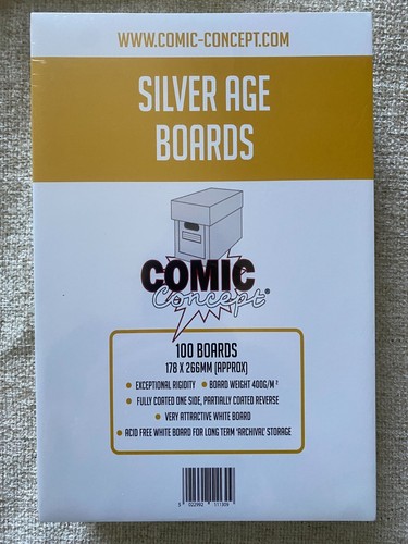 100 silver age comic - 100, backing
