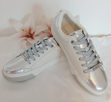 Carvela Santiana Sneaker Trainers White & Silver New & Boxed Size 5 RRP £119
