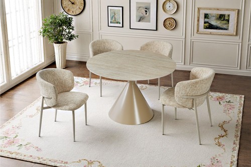 Casa cappucino round - round,