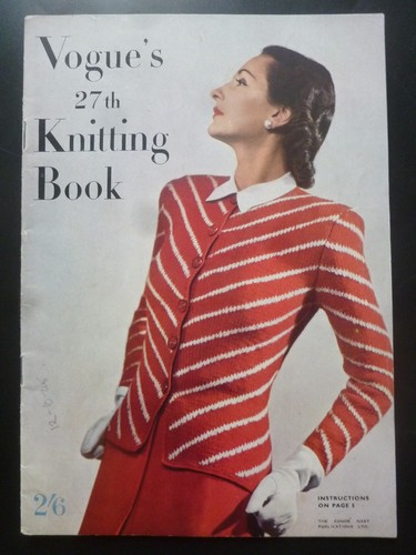 Vogue 27th knitting book - 27th,