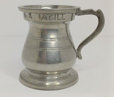 Antique Pewter Gaskell and