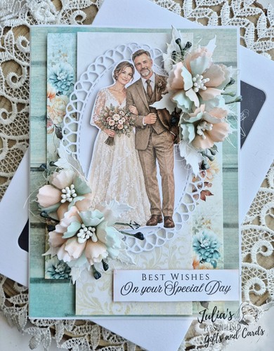 Handmade wedding card for - wedding,
