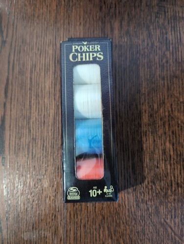 100 poker chips - 100,