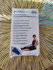 Thera Resistance Band Active recovery kit  black blue unisex adult 