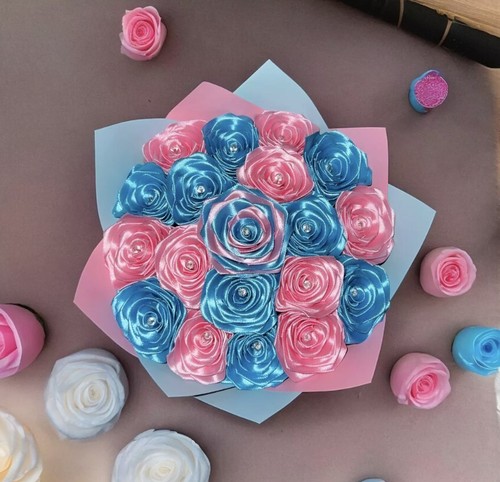 Bouquet with pink and - ,