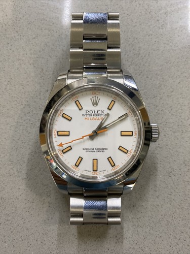 Rolex milgauss rare white - rare, 2014