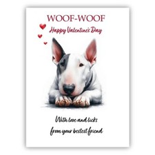 Bull Terrier Dog Valentines