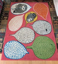 IKEA Vintage Style Sought After Rug Children's Illustration Style