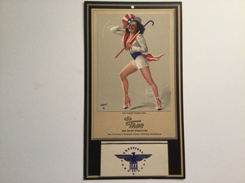 Rare vintage 1944 pinup - rare,