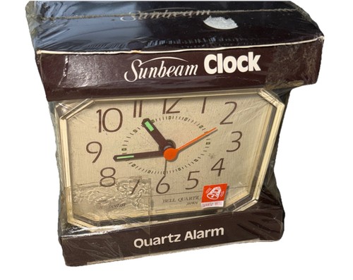 Vintage sunbeam quartz alarm - vintage,