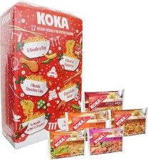 Koka Noodles Advent Calendar 12 Instant Noodle Flavours Festive Gift 12x85g