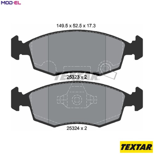 Brake pad set disc - brake,