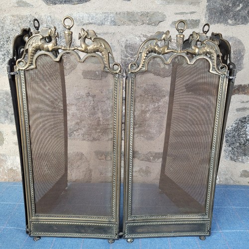 1920s antique fire guard - 1920s,