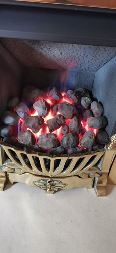 Fireplace and wood - , in
