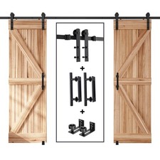 12 FT Double Sliding Barn Door