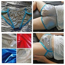 * THIGH SPY * SPRINTER SHORTS in glossy ultra-thin PU-coated nylon (XS > 2XL)