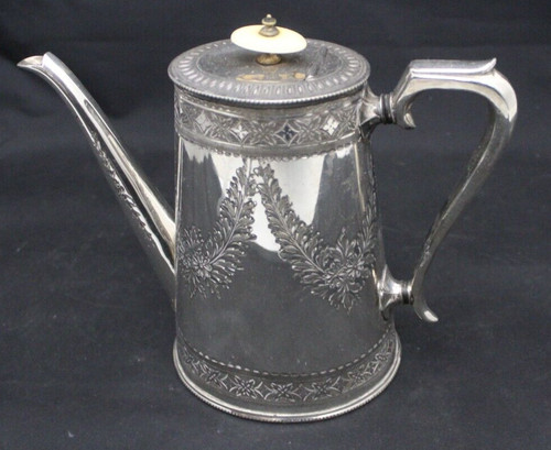 Victorian silver plate coffee - victorian,