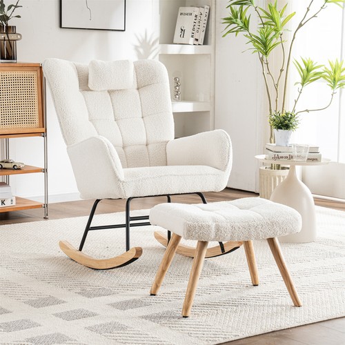 Rocking chair and ottoman set - ottoman,