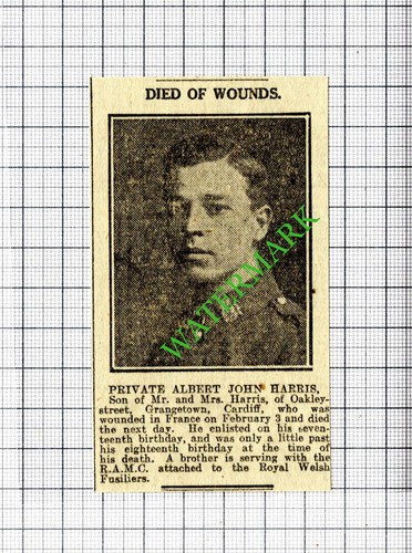 Private albert john harris - john,