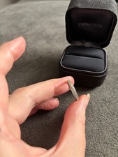 Tiffany & Co. Tiffany diamond wedding Band Ring Size S 