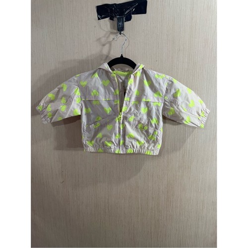 Zara cream rain jacket with - cream,