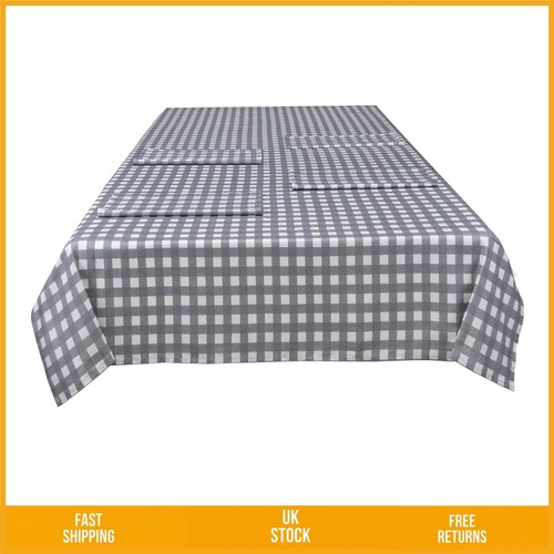 Elegant gingham grey cotton - elegant,