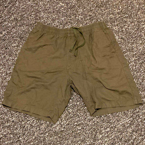Uniqlo men green cargo - green,