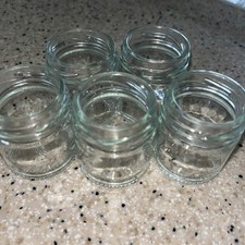 100 x Empty Used Tiptree by Wilkin & Sons  Glass Jam Jars - NO LIDS