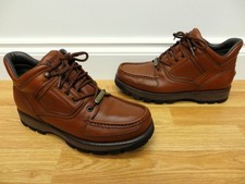 Rockport XCS Hydro Shield Brown Leather Boots UK Size 8. 5 Medium Made Portugal