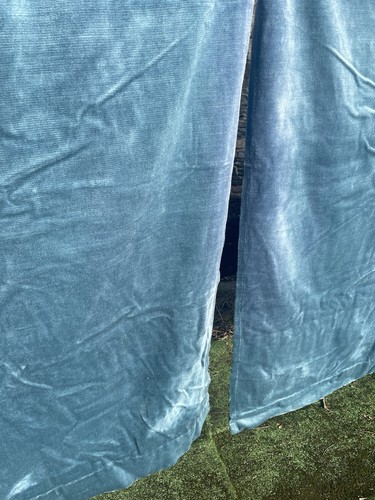 Pair blue velvet - blue,