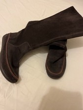Clarks Brown Suede Active Air Boots Side 5