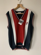 Vintage Gabicci Golf Tank Top New XL 23” Pit Wool Mix Gift Retro 80/90s Casual