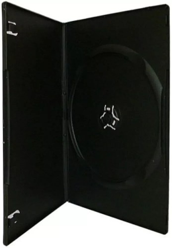 100 single dvd case 7mm - dvd,