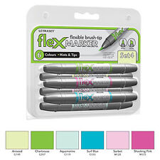 Letraset FlexMarker 6 Pen Set - Set 4 - Flex Markers
