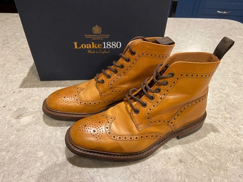 Loake tan burnished calf - loake,