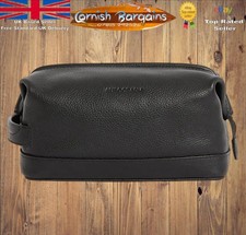 Autograph Pebble Grain Leather Washbag NEW