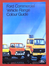1979 FORD COLOURS GUIDE Brochure - Transit A Series D Series Transcontinental