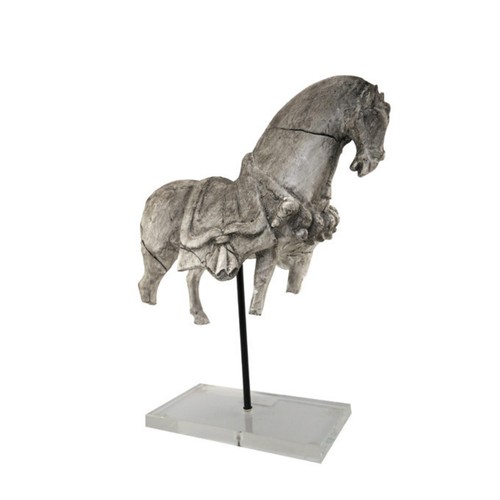 Horse sculpture weathered - horse,