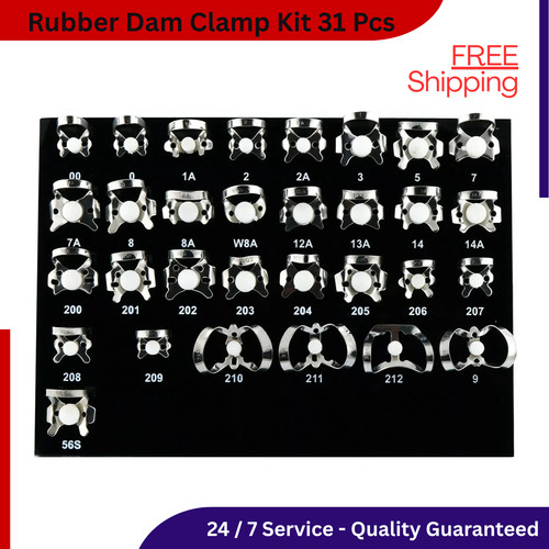 Pcs endodontic rubber - rubber, dam