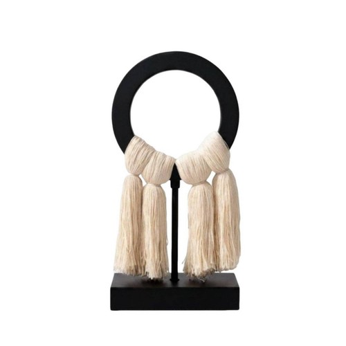 Abstract tassel sculpture - tassel,
