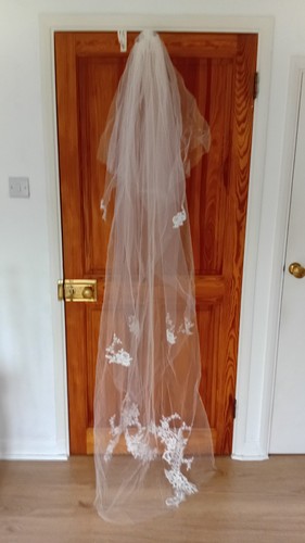 Wedding veil white - veil,