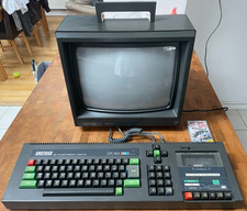 Vintage Retro Amstrad CPC 464 Colour 64k Personal Computer & Tape Deck + Games