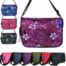 Messenger Courier Dispatch Bag School Plain Work Mens Ladies Girls Boys A4 