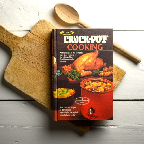 Vintage cookbook rival crock - vintage,