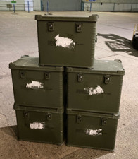 Unissued British Military Zarges Aluminium Transport Flight Storage Case Box