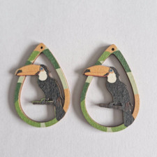 B11 - TOUCAN BIRD  - 2pc