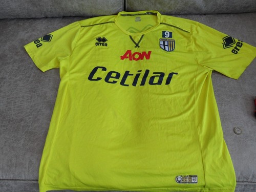 Rare errea parma player worn - rare,