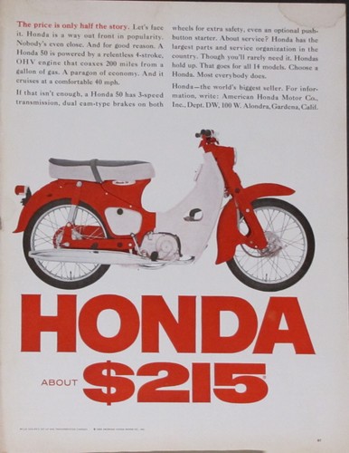 1965 honda magazine - 1965, ad