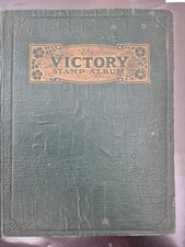 The Victory Stamp Album With A Selection Of Older Stamps.