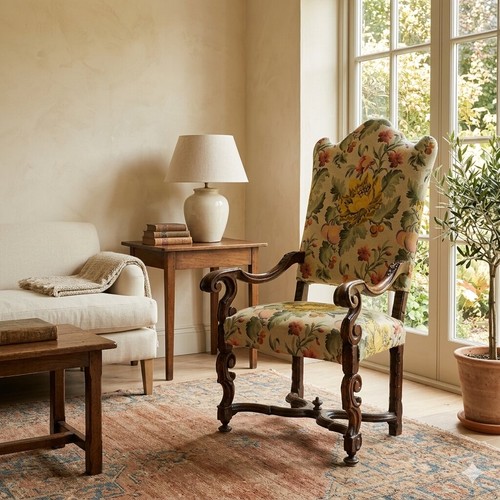 Antique baroque armchair - antique,